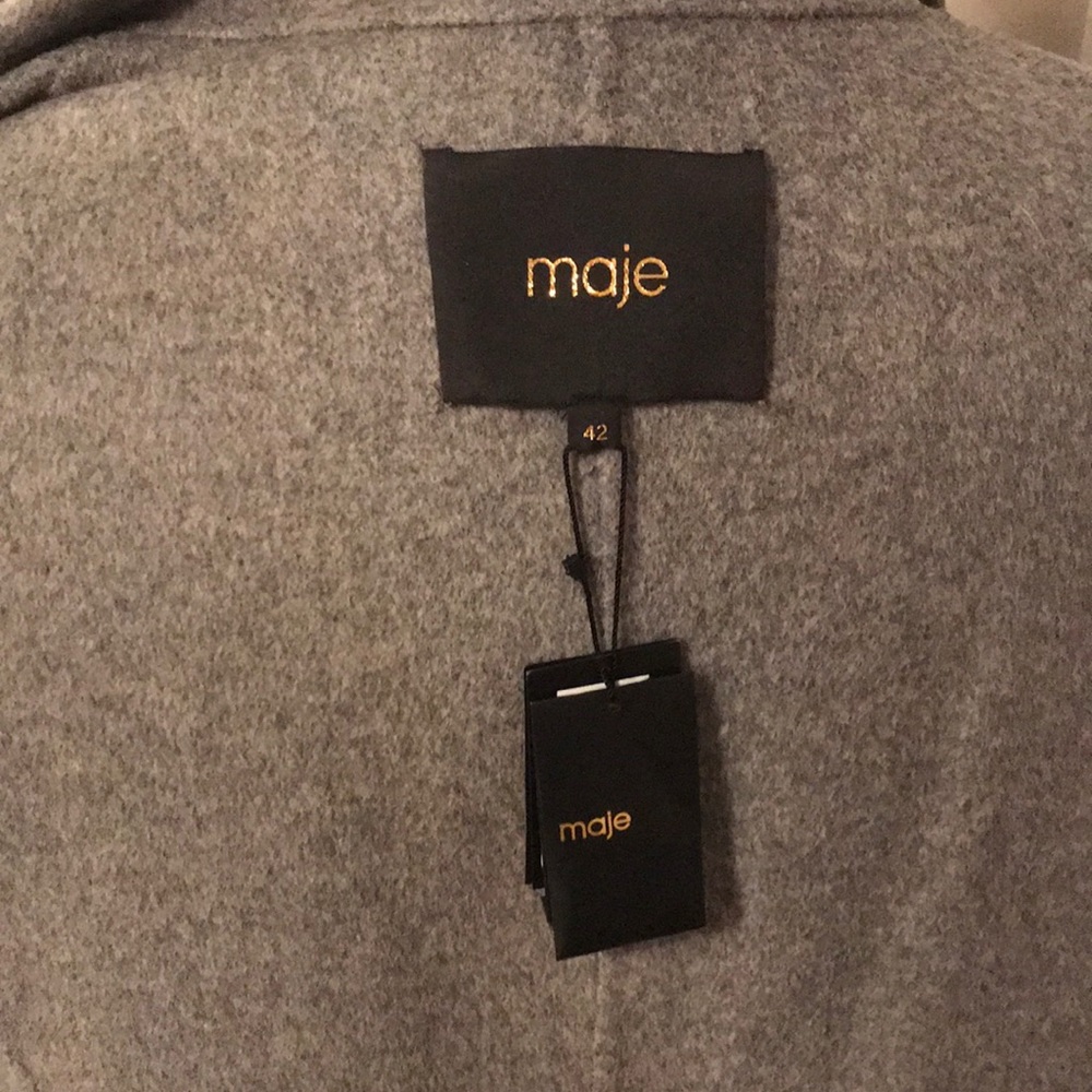 🔥MAJE NWT Wool Galaxie Coat - Picture 13 of 16